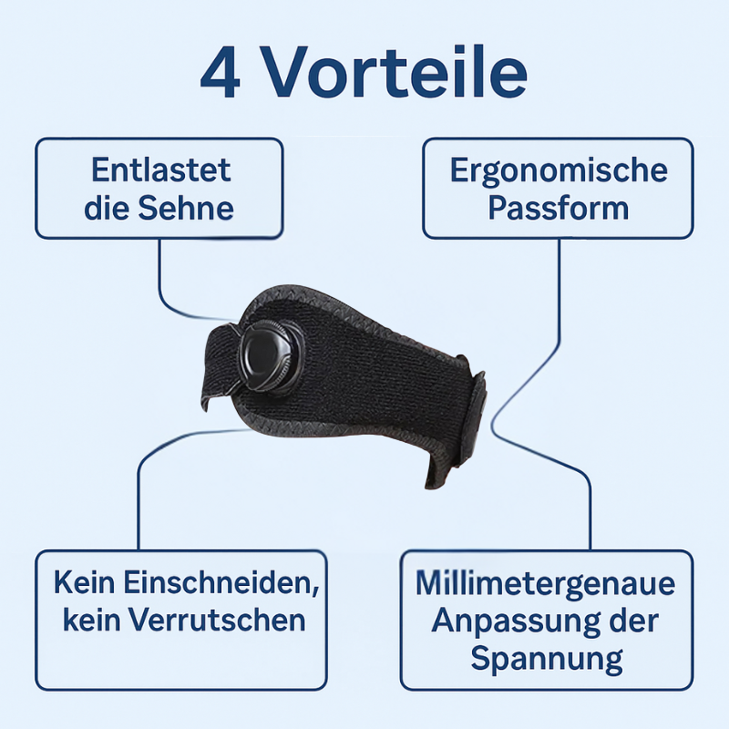PatellaGuard Patellaband gegen Jumpers Knee mit Drehverschluss-System