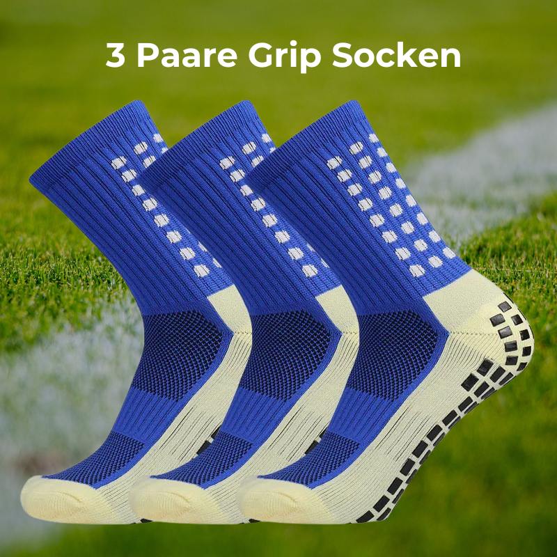 3 Paare Grip Socken Sport - rutschfest
