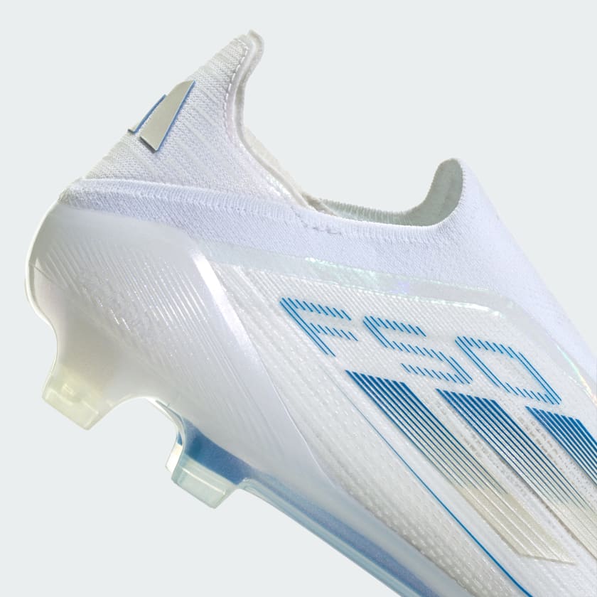 F50 Elite Laceless FG Fußballschuh Weiß/blau