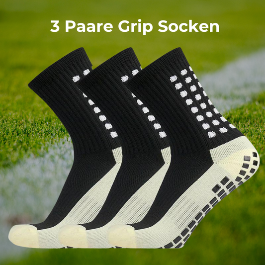 3 Paare Grip Socken Sport - rutschfest